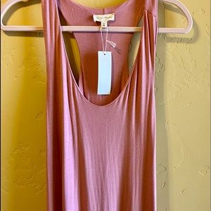 See You Monday Pink Racerback Maxi Dress XL NWT
